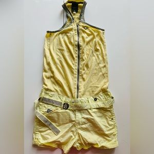 G Star Raw RCO Trooper Suit Short Yellow Romper Short Jumpsuit Tank
